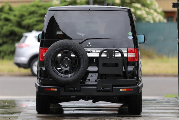 Mitsubishi Delica D:5 Rear Protection Bar with Swing out Arm
