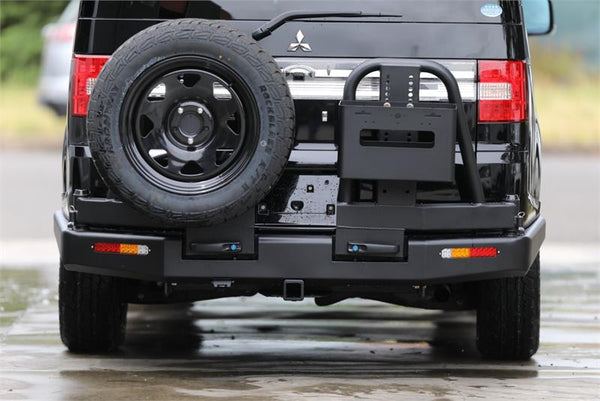 Mitsubishi Delica D:5 Rear Protection Bar with Swing out Arm