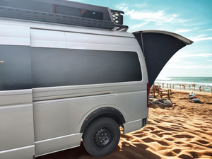 Toyota Hiace rear tailgate side shades (Pair) - PRE-ORDER