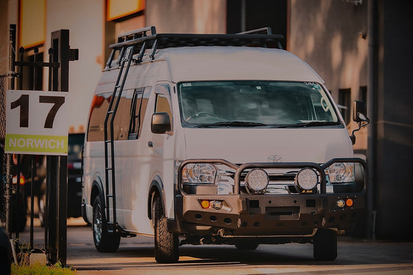 Toyota Hiace 200 Series Full Protection Bull Bar Wide Body [ADR Compliant]