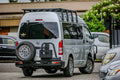 Toyota Hiace 200 Series Rear Protection Bar with Swing out Arm | LWB Lowroof & Highroof