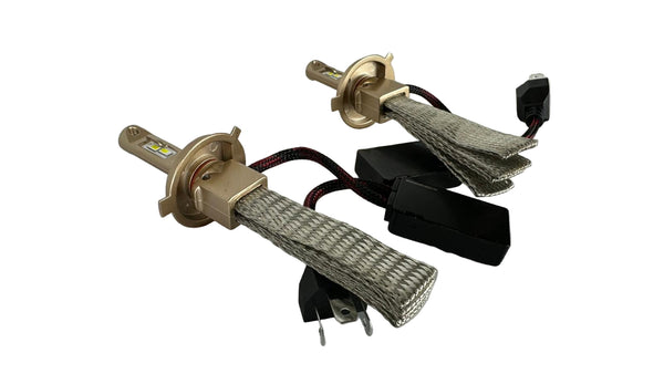 H4 Copper braided heat sink Led bulb 17,000 lumens