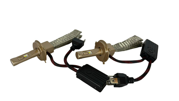 H4 Copper braided heat sink Led bulb 17,000 lumens