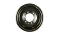 Black metal rim on a white background