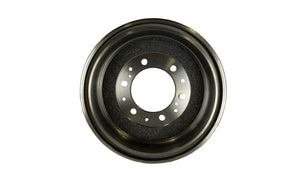 Black metal rim on a white background