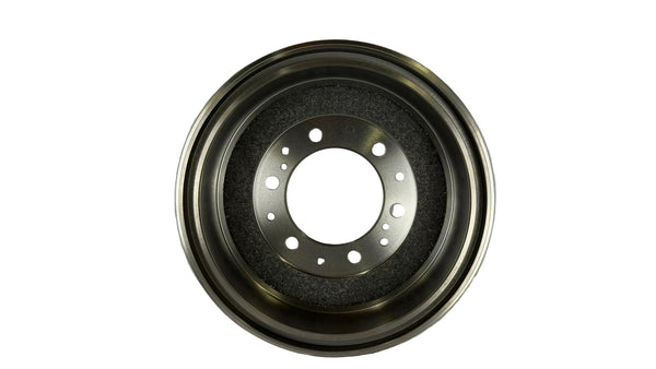 Black metal rim on a white background