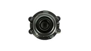 Metal mechanical component on a white background