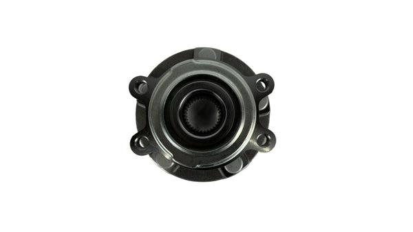 Metal mechanical component on a white background