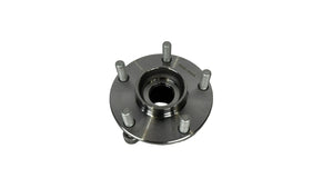 Metal wheel hub on a white background