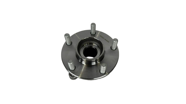 Metal wheel hub on a white background