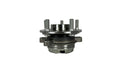 Metal wheel hub on a white background