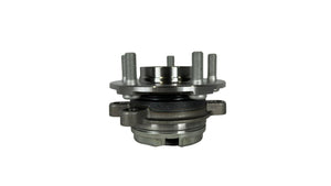 Metal wheel hub on a white background