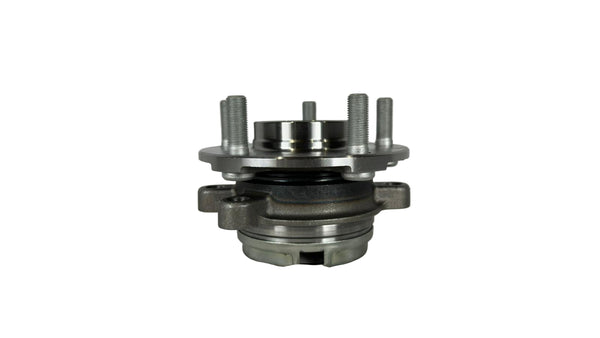 Metal wheel hub on a white background