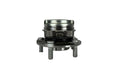 Metal wheel hub on a white background