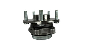 Metal mechanical component on a white background