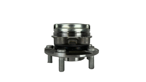 Metal wheel hub on a white background