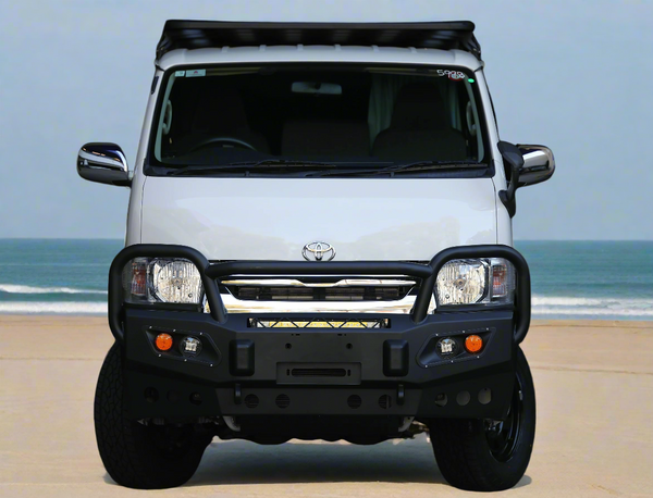 Toyota Hiace 200 Series Full Replacement Bull Bar LWB Lowroof & Highroof (ADR Compliant)