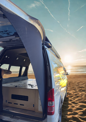 Toyota Hiace rear tailgate side shades (Pair) - PRE-ORDER