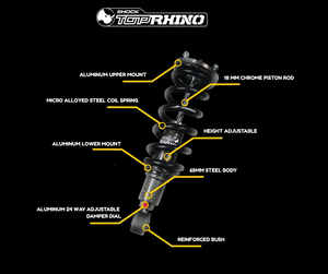 Top Rhino 2-inch lift kit suitable for BYD Shark 6