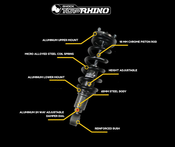 Top Rhino 2-inch lift kit suitable for BYD Shark 6